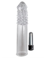 Ram Vibrating Penis Extender - Clear by Nasstoys
