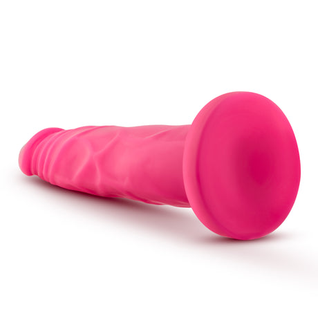 Blush Neo 7.5 Inch Dual Density Dildo, Neon Pink - BL-29110
