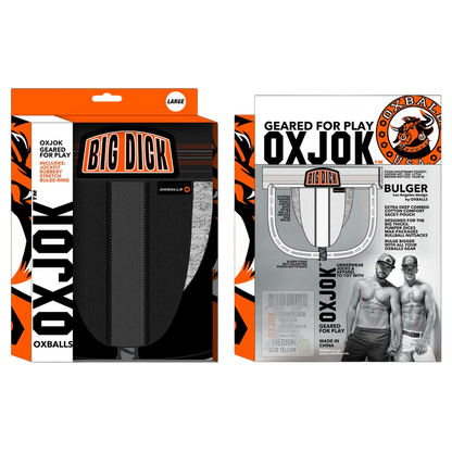 BULGER, the big pouch jock, BLACK IRON, SMALL