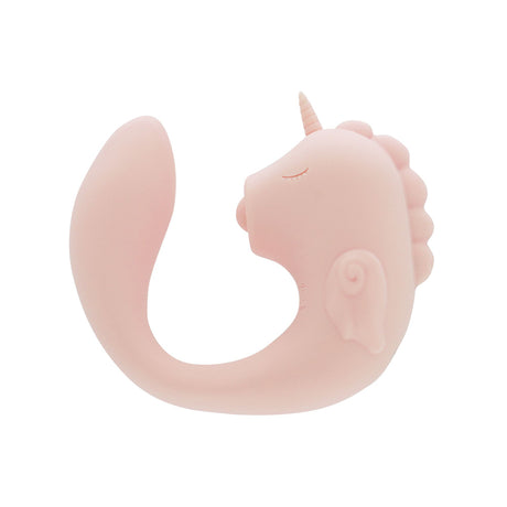 Creative Conceptions Unihorn C Horse Vibe — Coral, Dual Motor Silicone - CC-UNICCT
