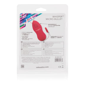 CalExotics Whisper Micro Bullet Vibrator — Pink - SE0044503