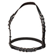 CalExotics Euphoria Halter Buckle Harness — Black, Velvet Interior - SE3101053