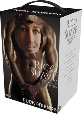 Hott Products Rico Suave Inflatable Love Doll — 59 in, 7 in Dildo - HTP3277