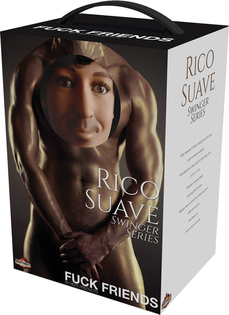 Hott Products Rico Suave Inflatable Love Doll — 59 in, 7 in Dildo - HTP3277