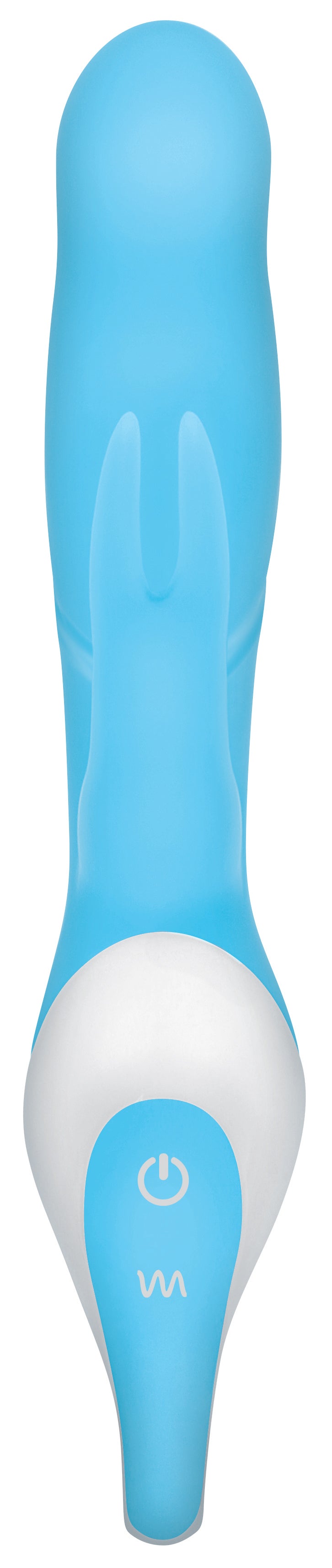 Evolved Novelties Raging Rabbit Vibrator — Blue, 8" - EN-RS-9896-2