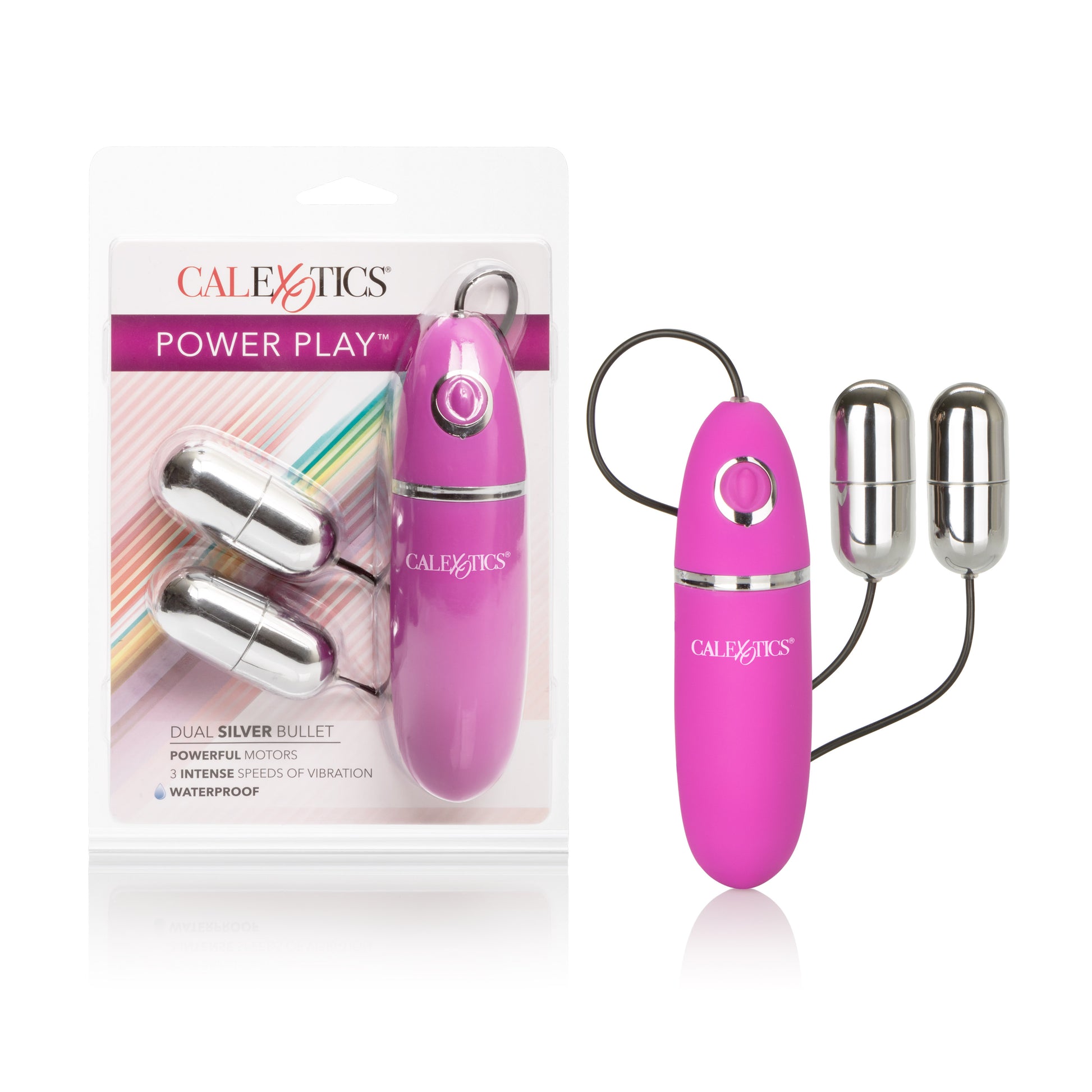 Power Play Dual Silver Bullet by CalExotics