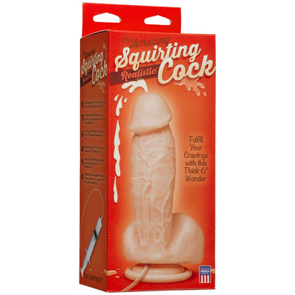 Squirting Realistic Cock by Doc Johnson