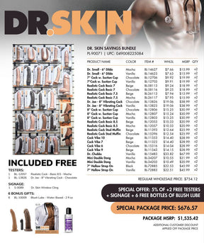 Blush Dr Skin Savings Bundle — 1 Box (Assorted Dildos & Lube) - PL-90071