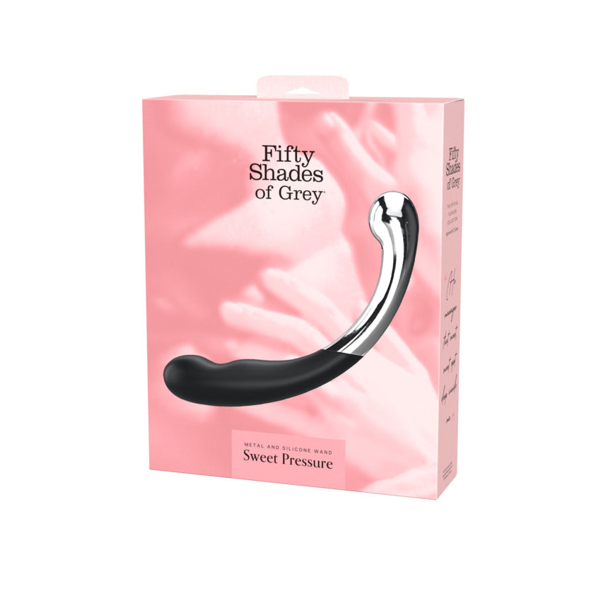 Fifty Shades of Grey Sweet Pressure Double-Ended Silicone & Metal Wand - FS1716