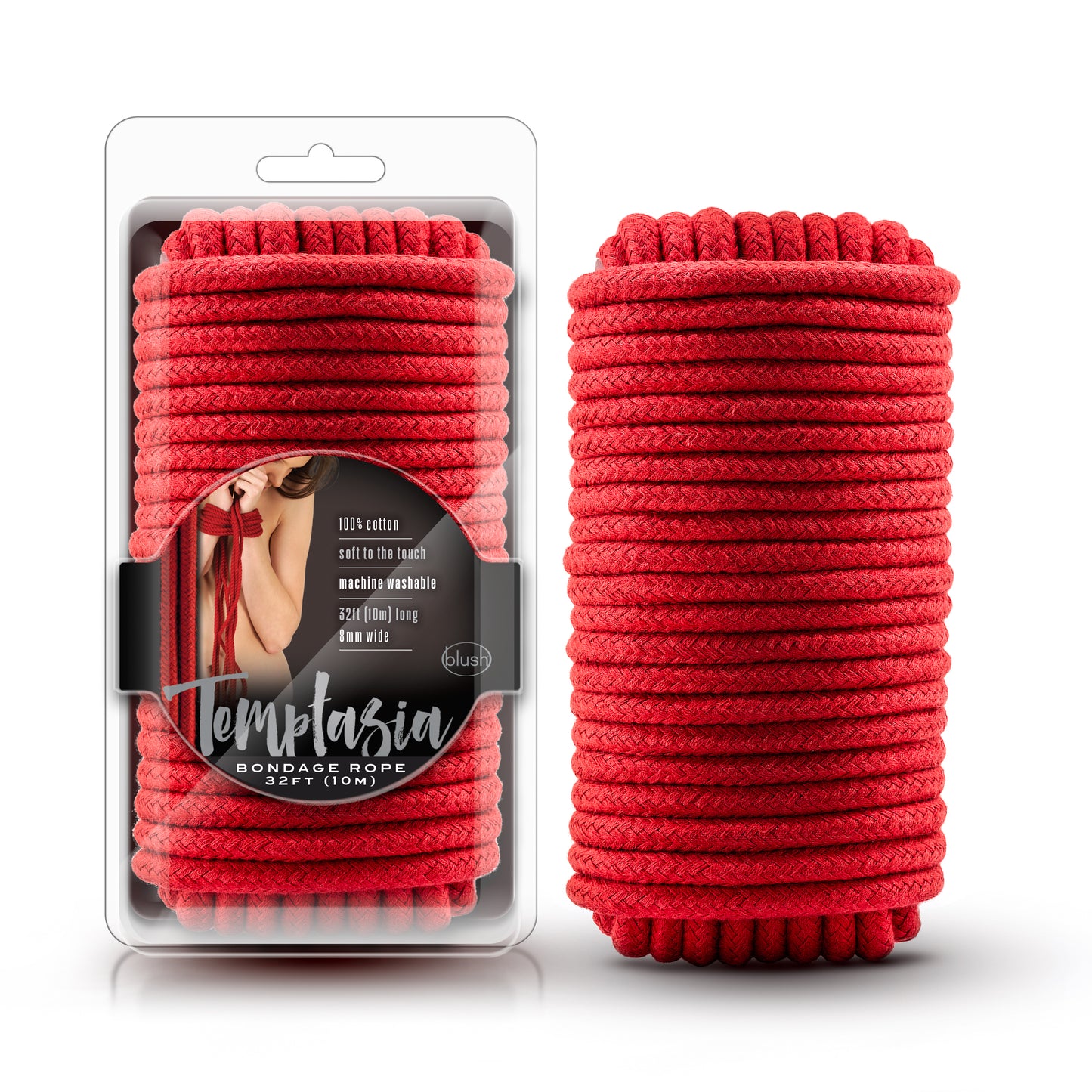 Temptasia - Bondage Rope - 32 Feet - Red by Blush