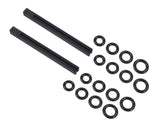 Sportsheets Edge Silicone Pinching Rods, 6 in with 16 Rings - SP0658