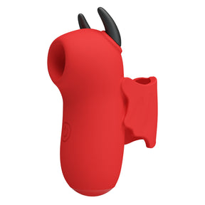 Pretty Love Magic Devil Finger Vibrator — Red, 2.92 in - BI-300070