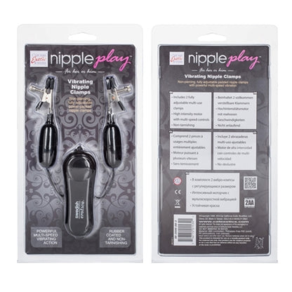 Vibrating Nipple Clamps by CalExotics