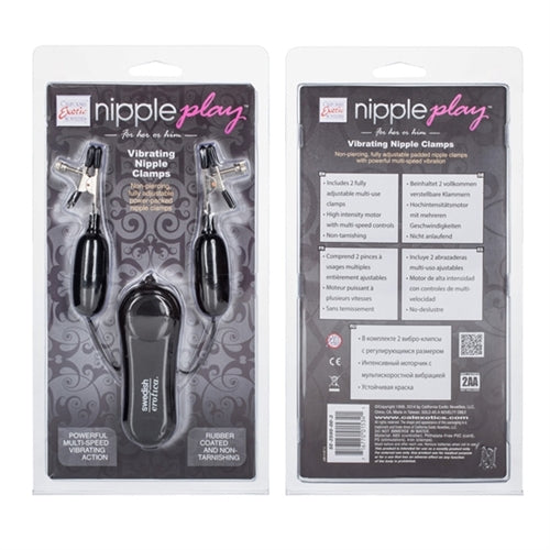 Vibrating Nipple Clamps by CalExotics
