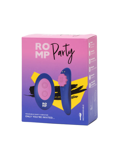 ROMP Party Remote-Control Panty Vibrator, Purple - RM1853