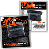 OXBALLS Squeeze Short Ballstretcher — Black, 1.25 in - OX-3208-BLK