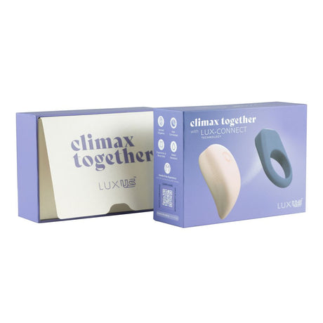 LUXUS Couples Vibrator Set — Clitoral Vibrator (Pink) & Magnetic Ring (Purple) - KR6591