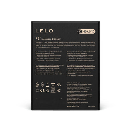 LELO F2S Red Men's Massager & Stroker - LO9653