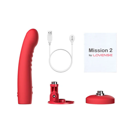 Lovense Mission 2 Vibrating Suction-Cup Dildo - LS0401