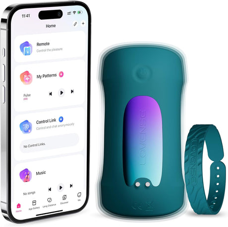 Lovense Gush 2 Bluetooth Glans Massager — Hands-Free Stroker - LS0494