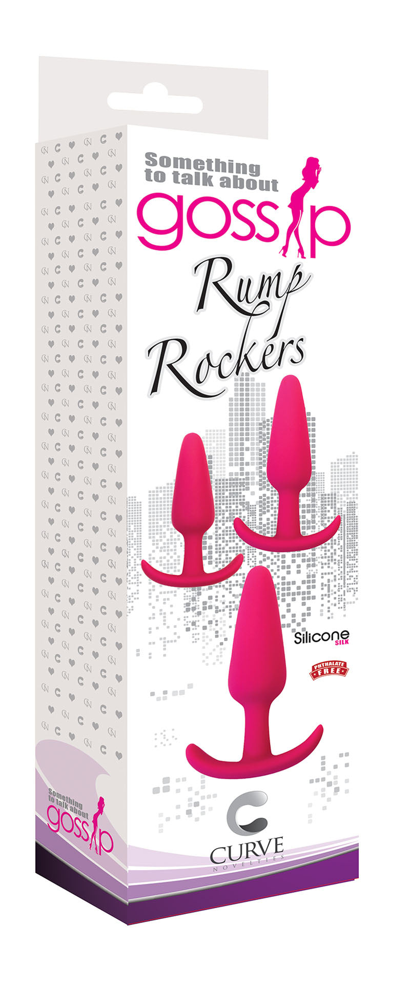 Gossip Rump Rockers - Magenta by Curve Toys
