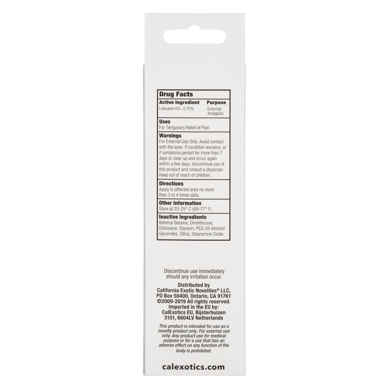 Anal Eze Gel - 1.5 Fl. Oz. by CalExotics