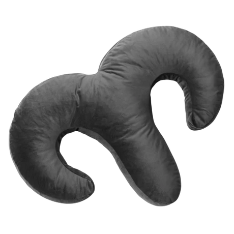 Liberator Arie Duo Pillow with Rouge Palm, Black - L3704