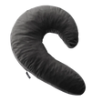 Liberator Lune Side Snuggle Pillow with Palm Vibe, Black - L3643