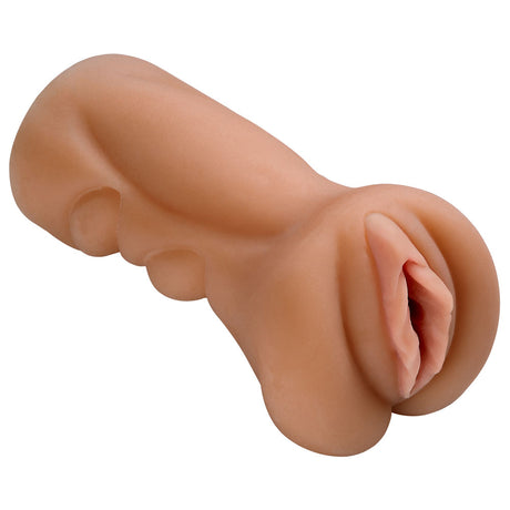 Cloud 9 Novelties Pocket Pussy Stroker — Tan with Drying Pouch - WTC401