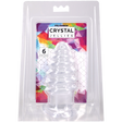 Doc Johnson Crystal Jellies Anal Twist — 6 Inch Clear - DJ0289-11-CD