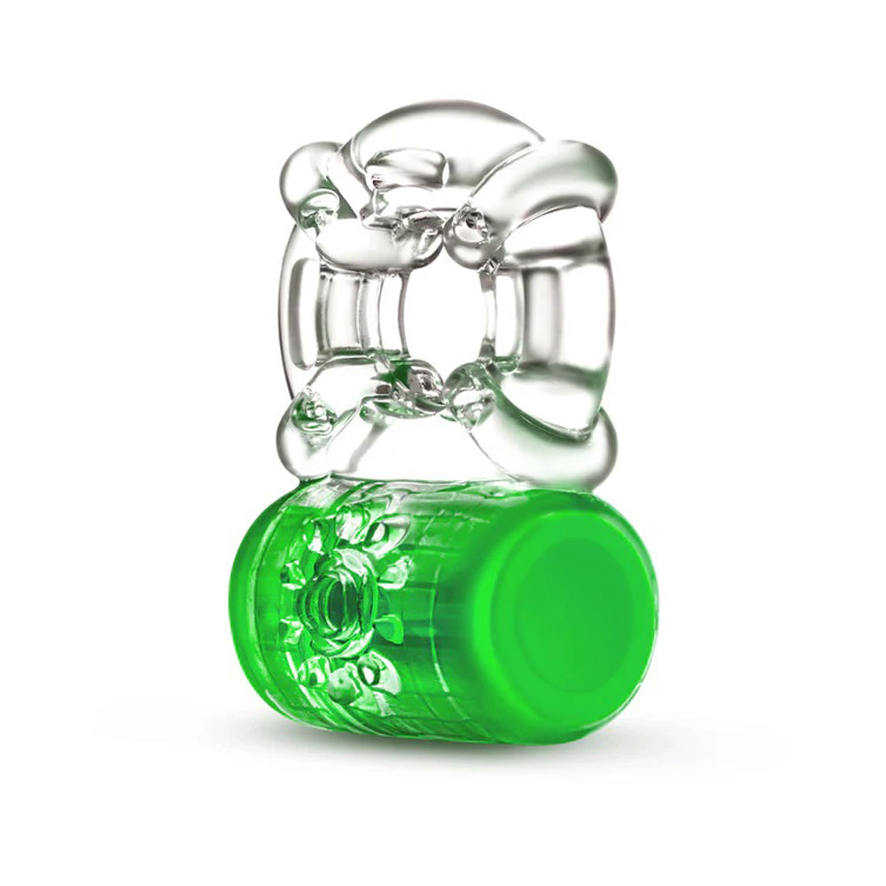 Blush Play With Me Pleaser Rechargeable C-Ring — Neon Green - BL-31622