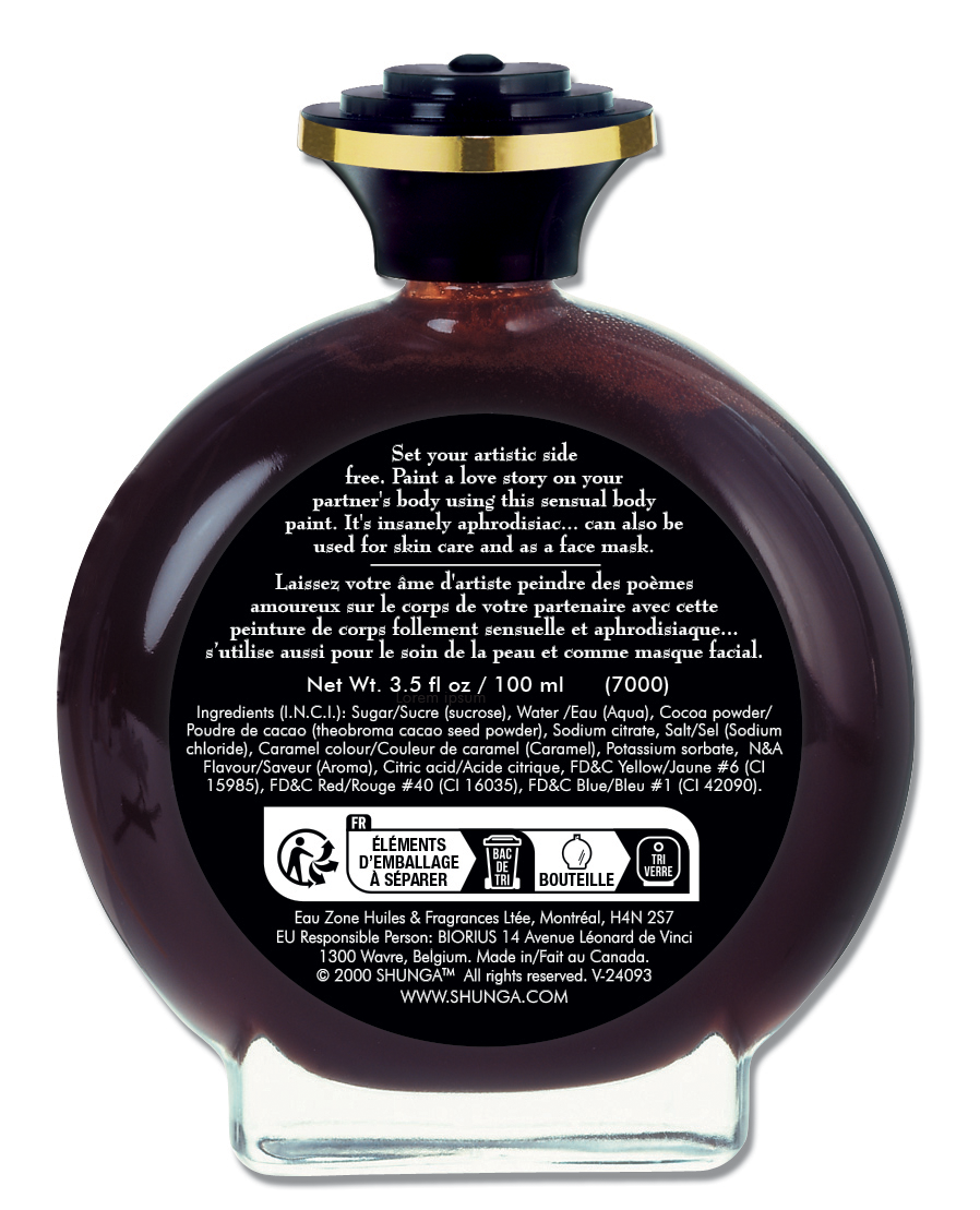 Edible Body Paint - Aphrodisiac Chocolate - 3.5 Fl. Oz. / 100 ml by Shunga