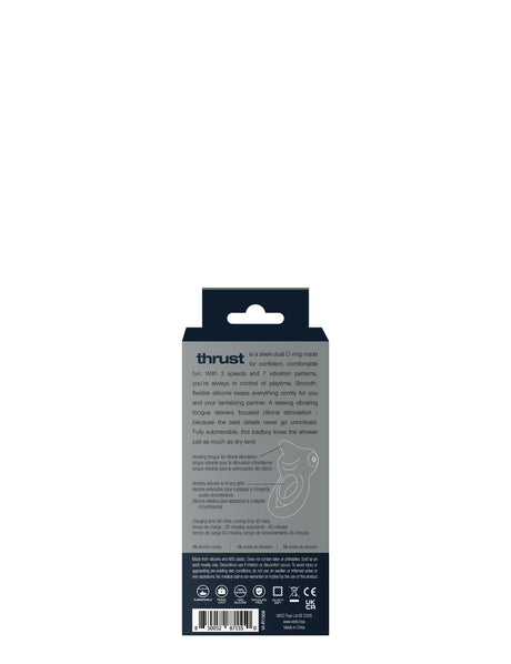 Thrust Rechargeable Dual C-Ring - Black