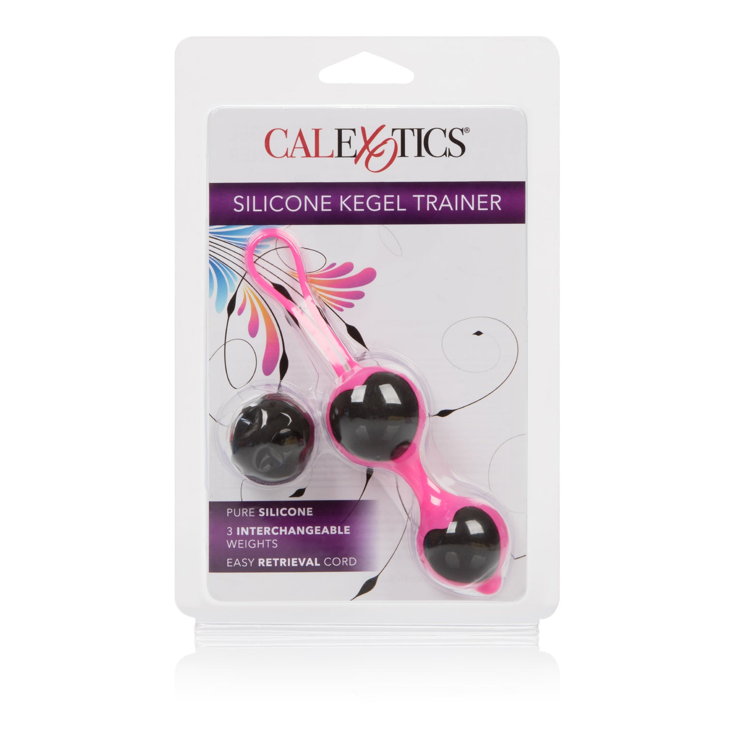 Silicone Kegel Trainer - Black by CalExotics