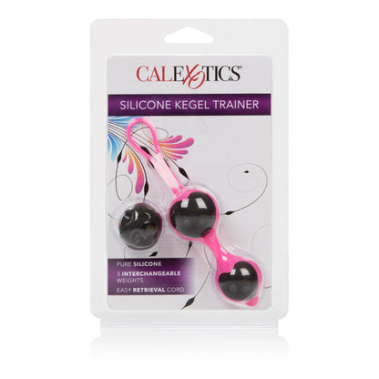 Silicone Kegel Trainer - Black by CalExotics