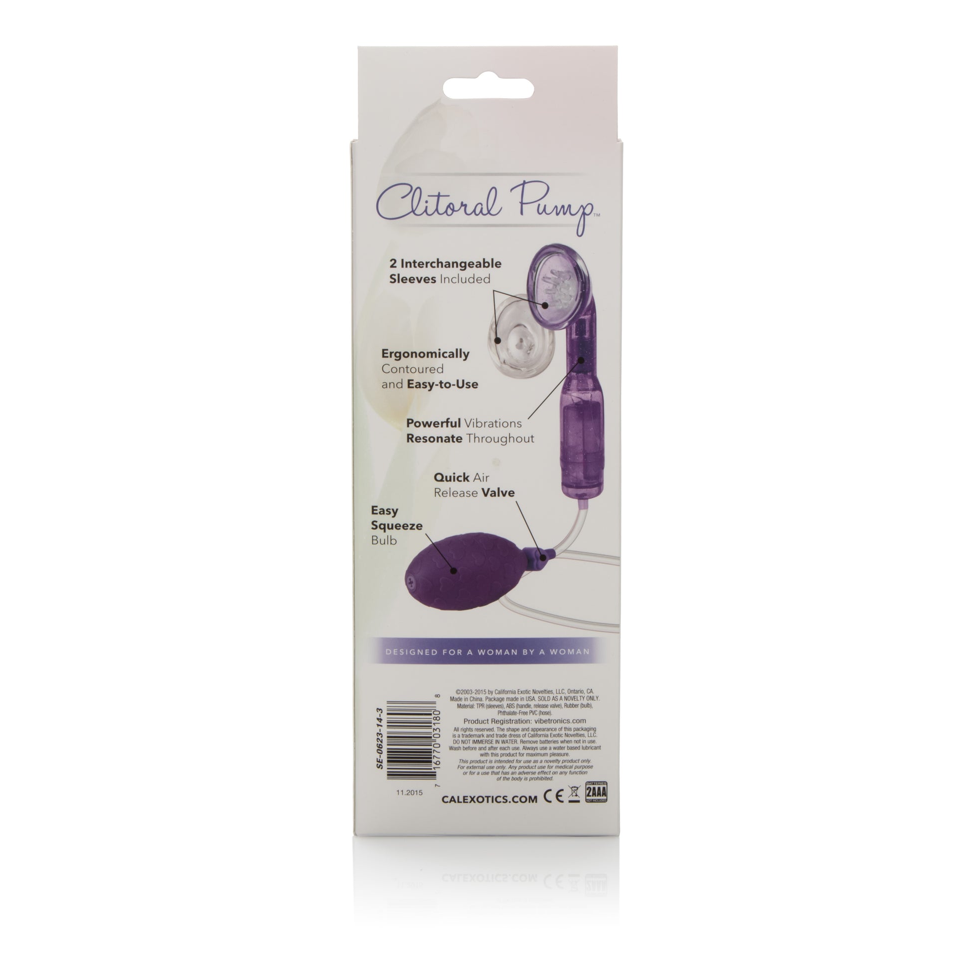 Intimate Pump - the Original Clitoral Pump - Purple by CalExotics