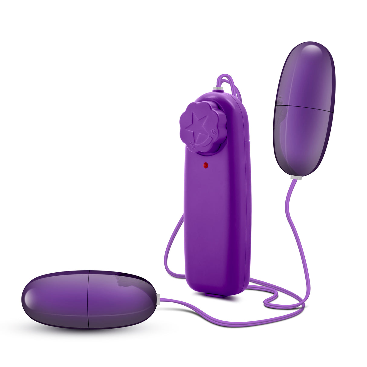 Blush B Yours Double Pop Eggs Dual-Egg Vibrator — Plum - BL-25501