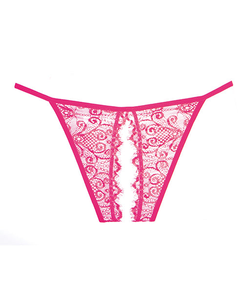 Adore Lace Enchanted Belle Panty Hot Pink O/S by Adore