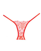 Adore Lace Enchanted Belle Panty Red O/S by Adore