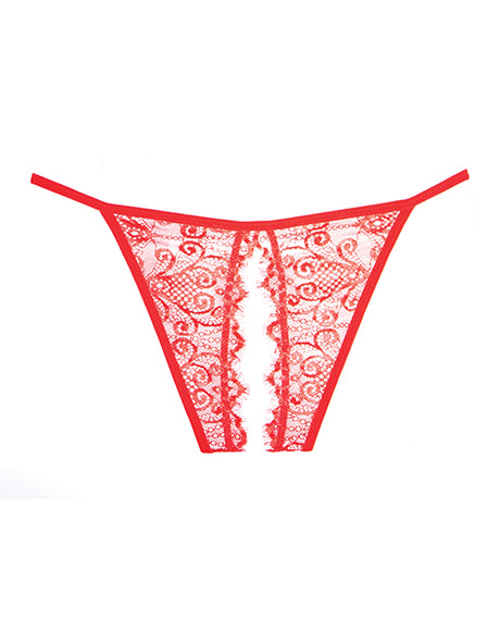 Adore Lace Enchanted Belle Panty Red O/S by Adore