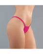 Adore Between the Cheats Wetlook Panty Hot Pink O/S by Adore