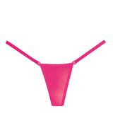 Adore Between the Cheats Wetlook Panty Hot Pink O/S by Adore