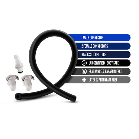 Blush Performance Pump Tubing and Connectors Kit — Black - BL-59991