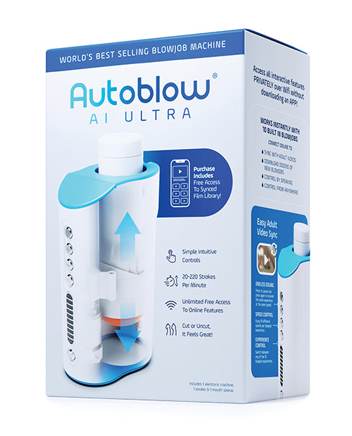 Autoblow AI Ultra Machine - White by Autoblow