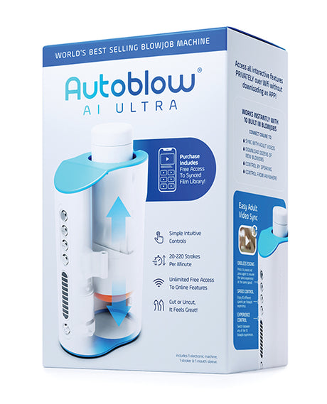 Autoblow AI Ultra Machine - White by Autoblow