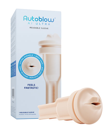 Autoblow AI Ultra Mouth Sleeve - Beige by Autoblow