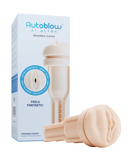 Autoblow AI Ultra Vagina Sleeve - Beige by Autoblow