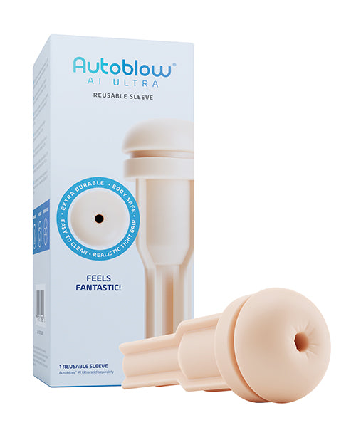 Autoblow AI Ultra Anus Sleeve - Beige by Autoblow