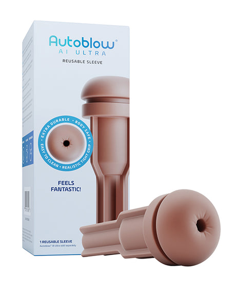 Autoblow AI Ultra Anus Sleeve - Brown by Autoblow
