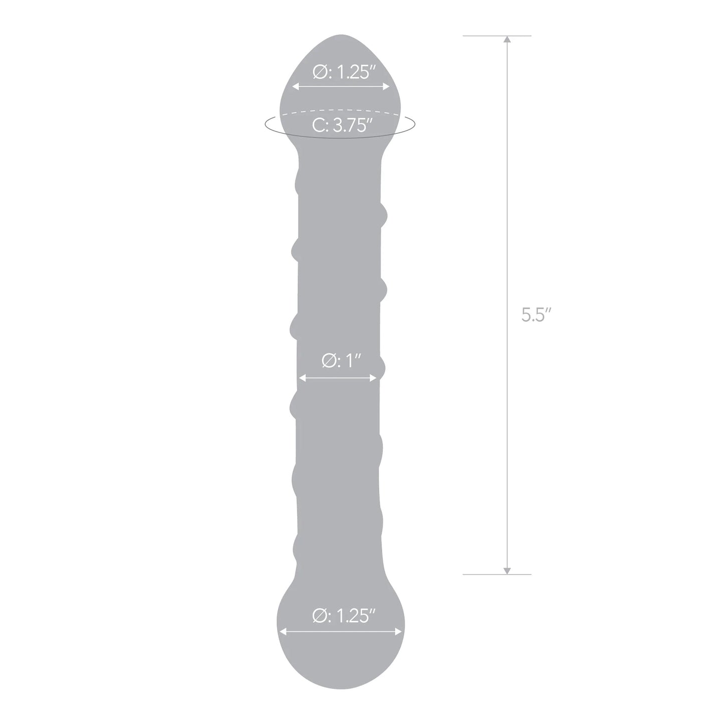 6.5 Inch Spiral Dildo by Electric Novelties